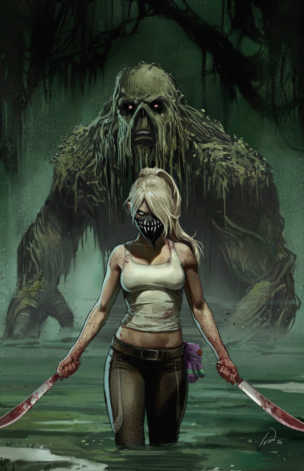 🔥 SWAMP THING IS KILLING THE CHILDREN #1 IVAN TALAVERA Virgin Variant LTD 750 🔥 SWAMP THING IS KILLING THE CHILDREN #1 IVAN TALAVERA Virgin Variant LTD 750