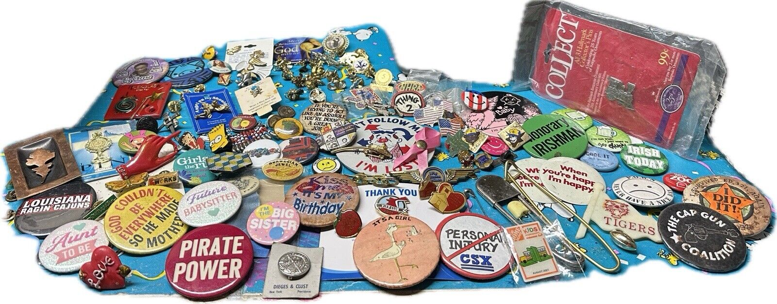 Lot of Vintage Pinbacks Mix Subjects &Dates Cool Finds