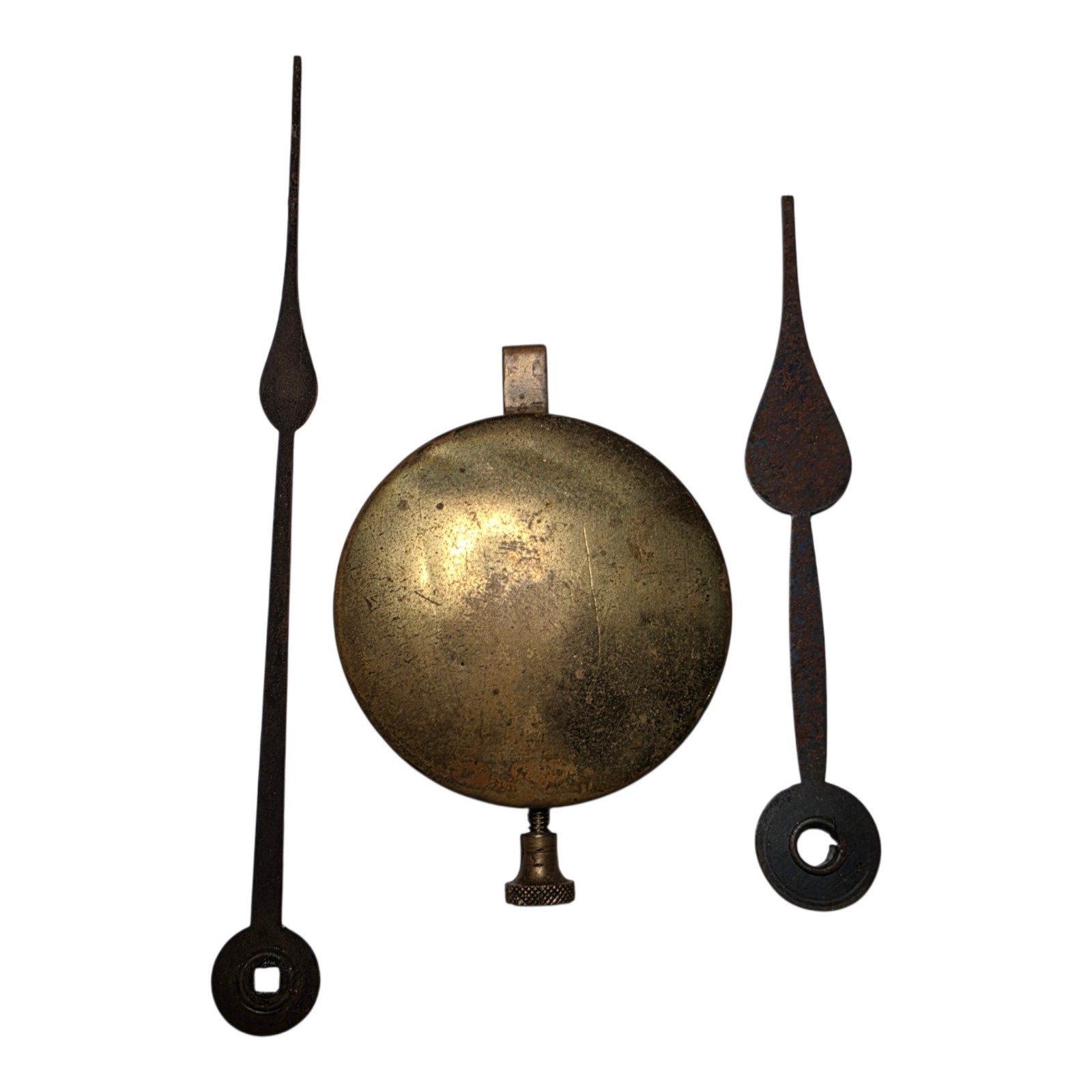 Antique Seth Thomas Pendulum & Large Clock Hands Replacement Parts