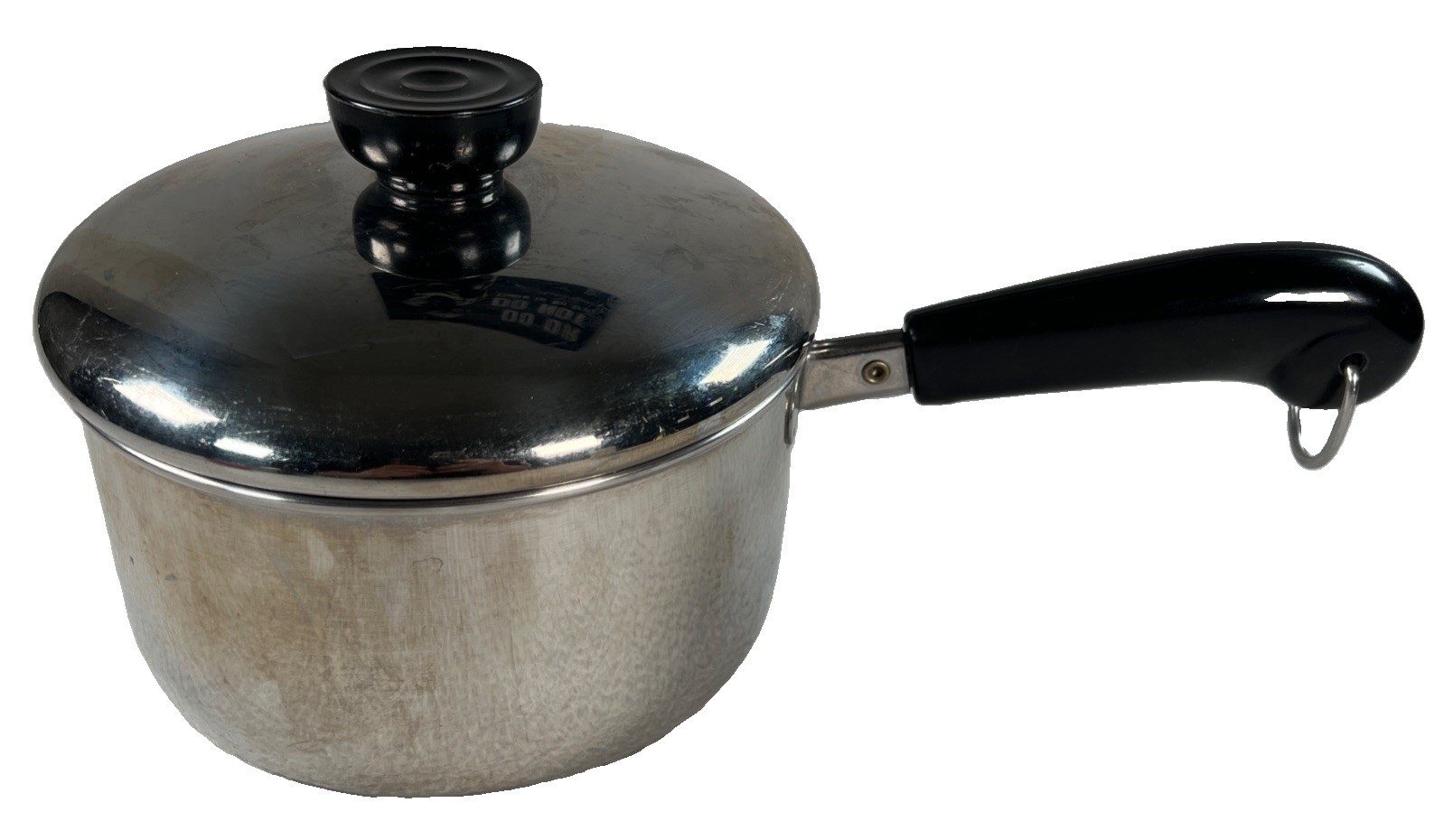 Revere Ware 1.5 Quart (1.4 L) Sauce Pan Pot 901S Silver-Tone w/Lid (2004) EUC
