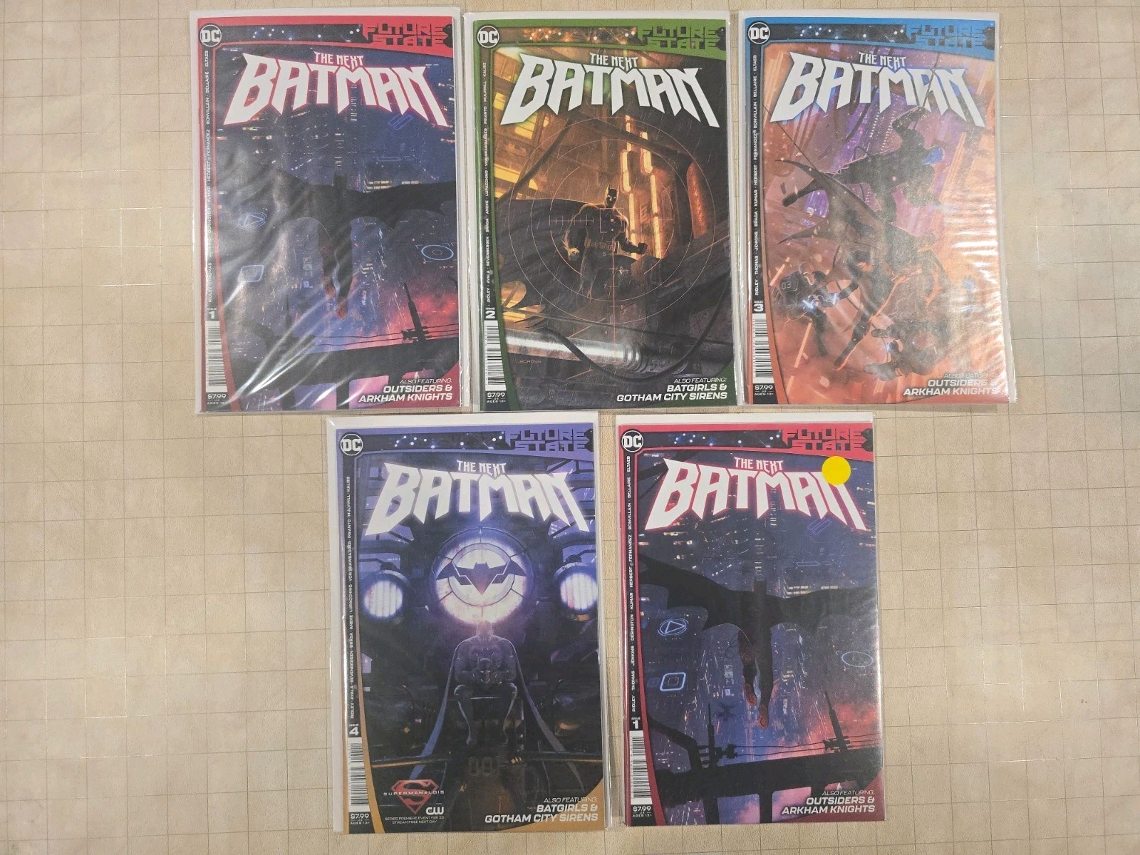 The Next Batman #1-5 Full run DC Comics
