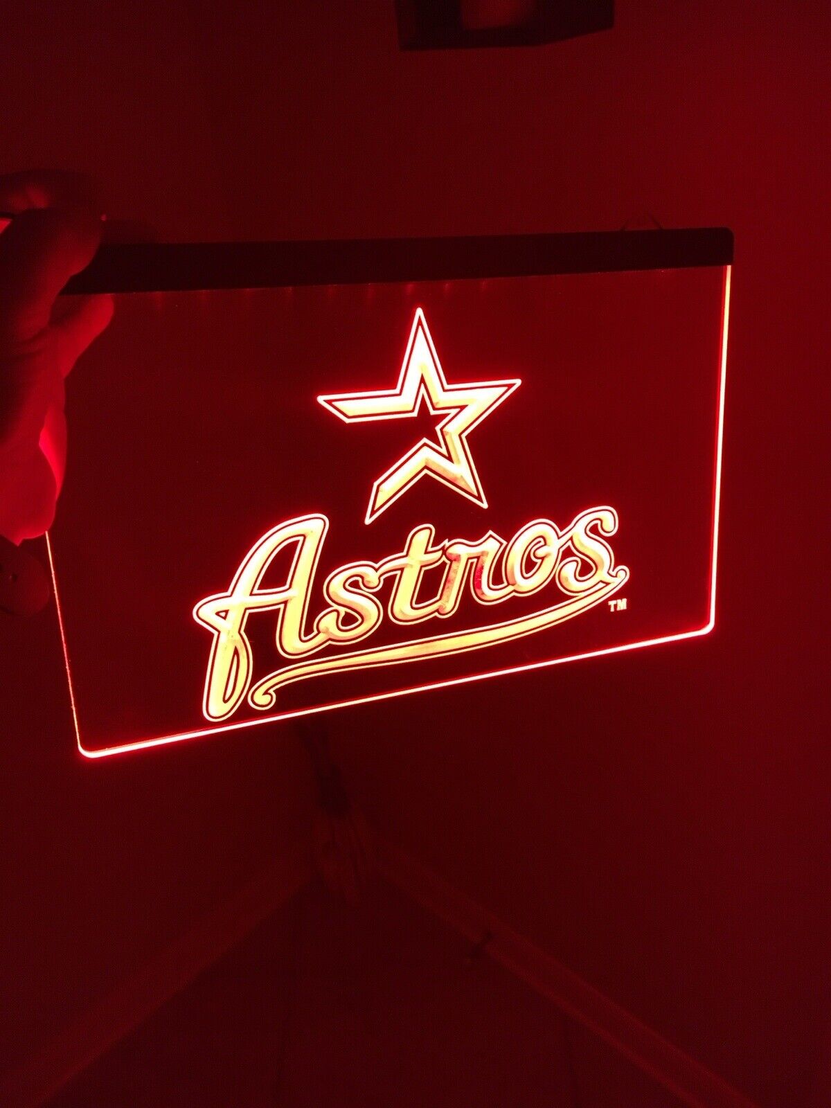 MLB Houston Astros LED light Neon Sign for Game Room,Office,Bar,Man Cave. NEW