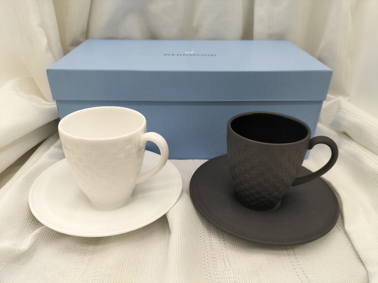 WEDGWOOD Night & Day Cup & Saucer