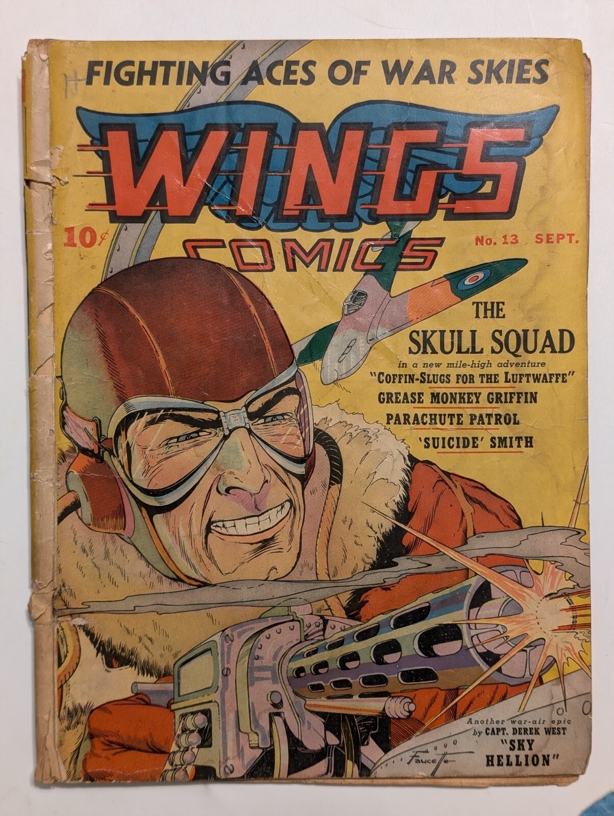 Wings Comics #13, #20 and #21 (1941)