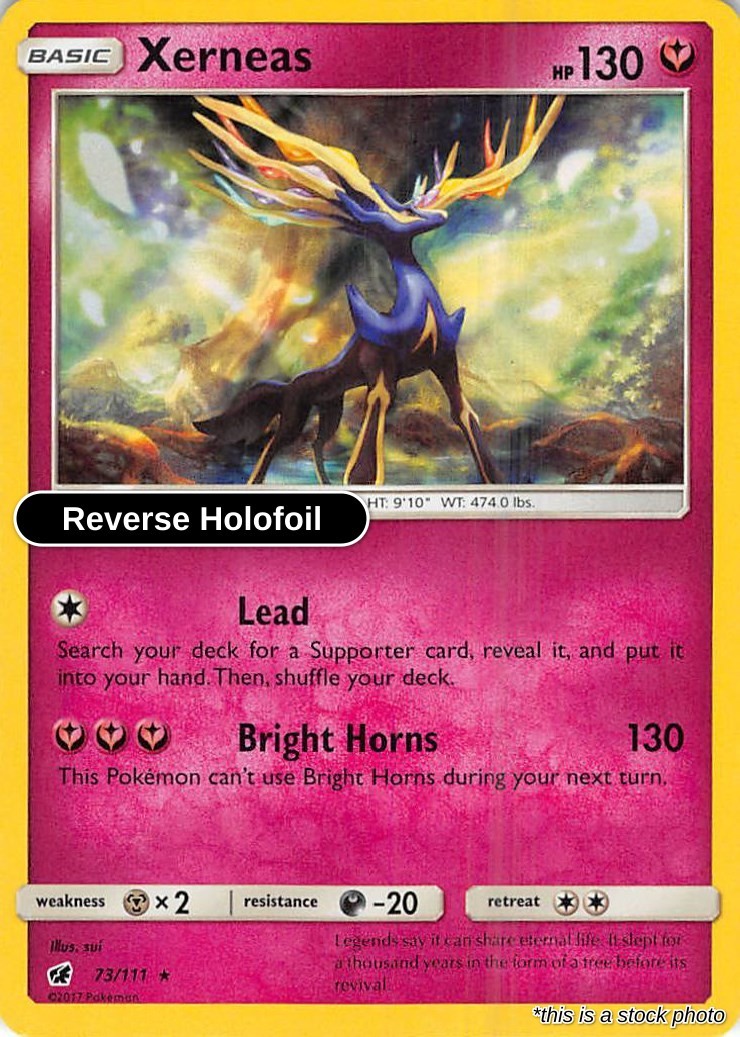 Xerneas : SM04 Reverse Holofoil - 73/111 Lightly Played