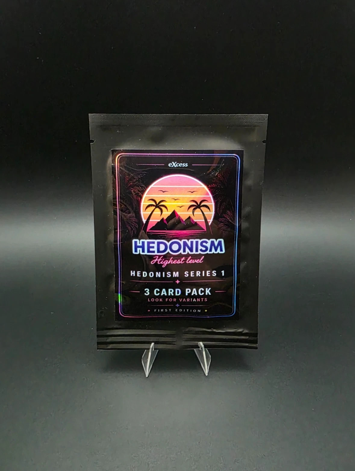 eXcess Hedonism Series 1 Sealed 3 Card Pack | Variants, Holo & Refractor Chase