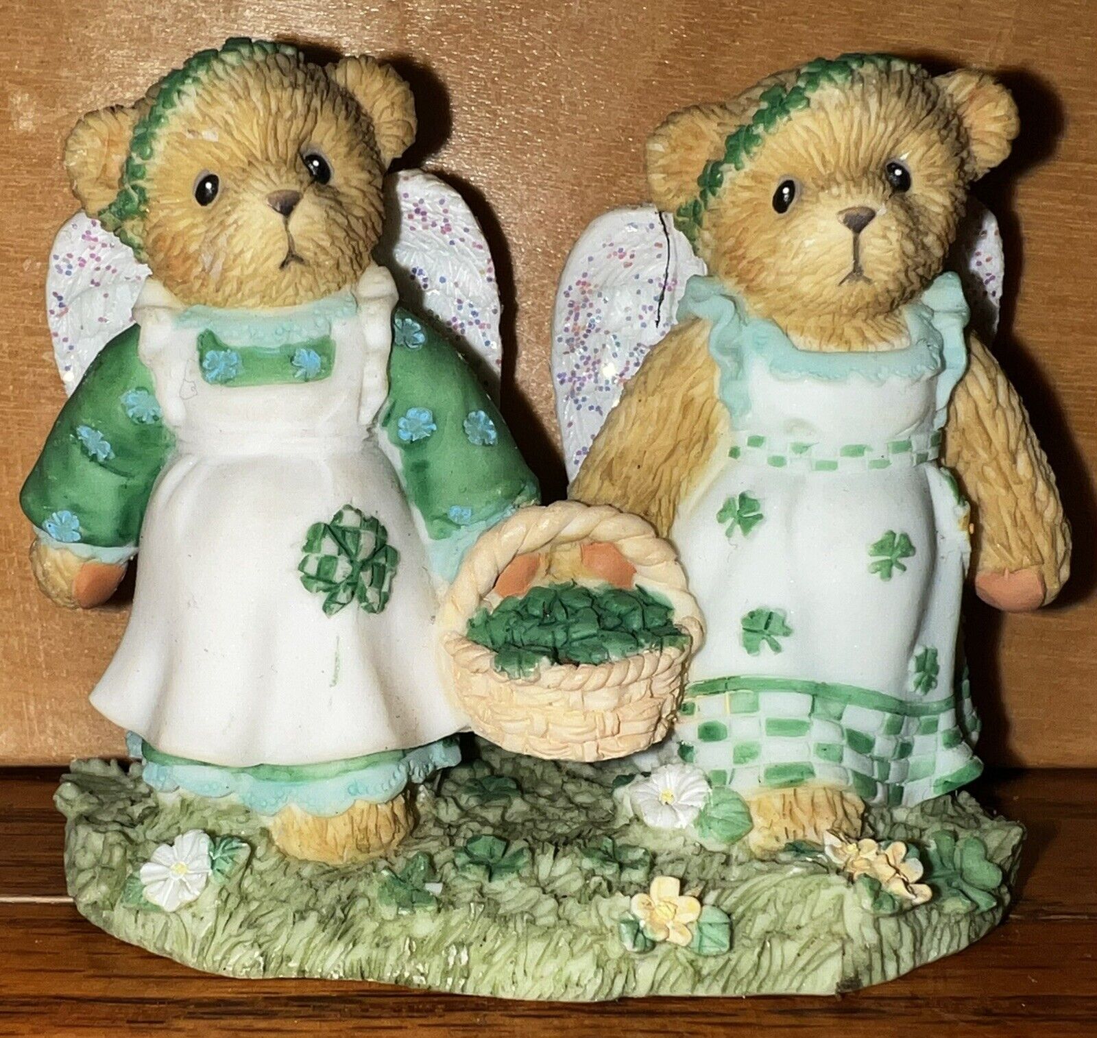 Hamilton Collection Cherished Teddies “May Blessings Outnumber The Shamrocks”