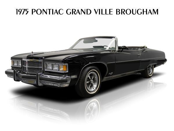 1975 Pontiac Grand Ville Brougham Convertible NEW METAL SIGN: 9x12 Ships Free