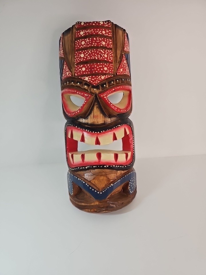 Tiki Wooden Garden Wall Art 12\