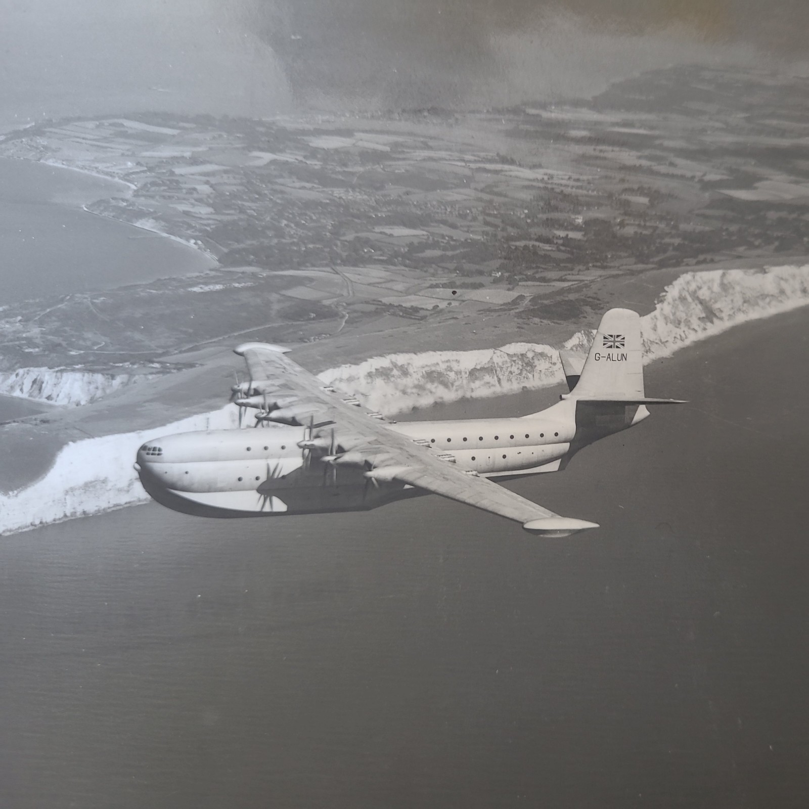 Vintage Saunders-Roe SR.45 Princess Flying Boat Original Manufacturers Photo