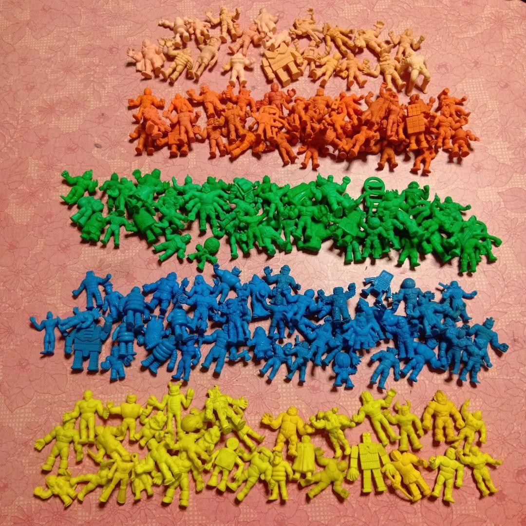 Kinnikuman Kinkeshi Rubber Figure Lot 201 Collectible 15+ Junk Wear