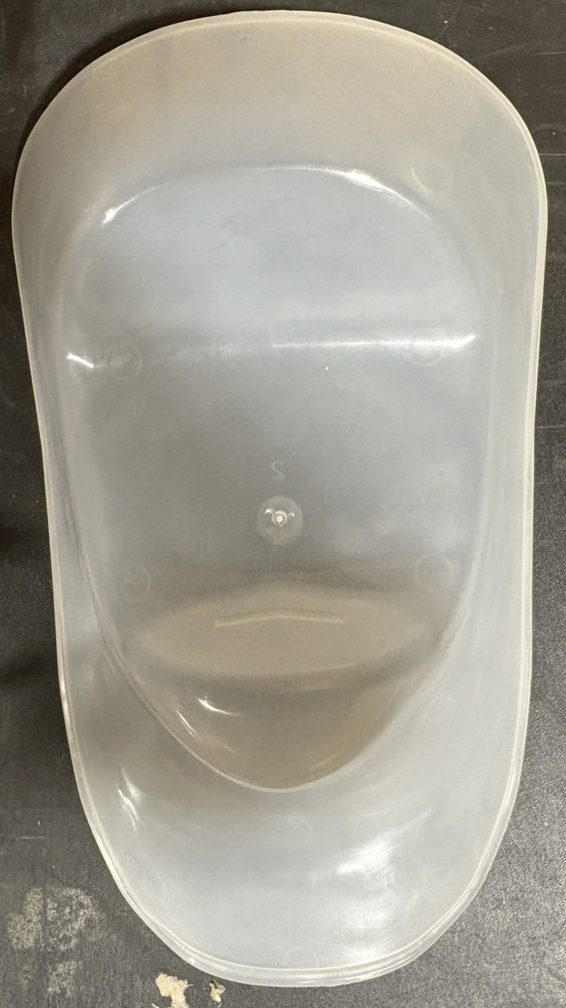 Avon M50 C50 Gas Mask White Plastic Face Form