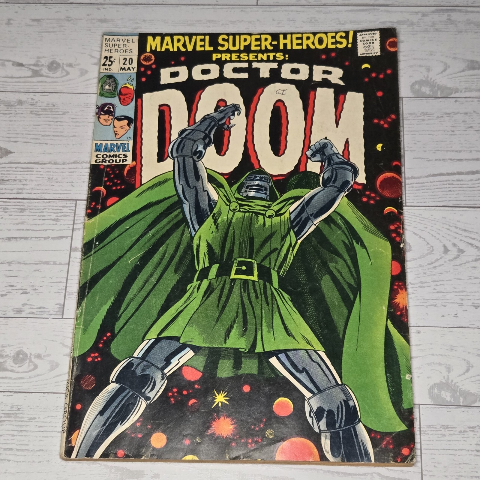 Marvel Super-Heroes #20 Marvel Comics May 1969 GD 