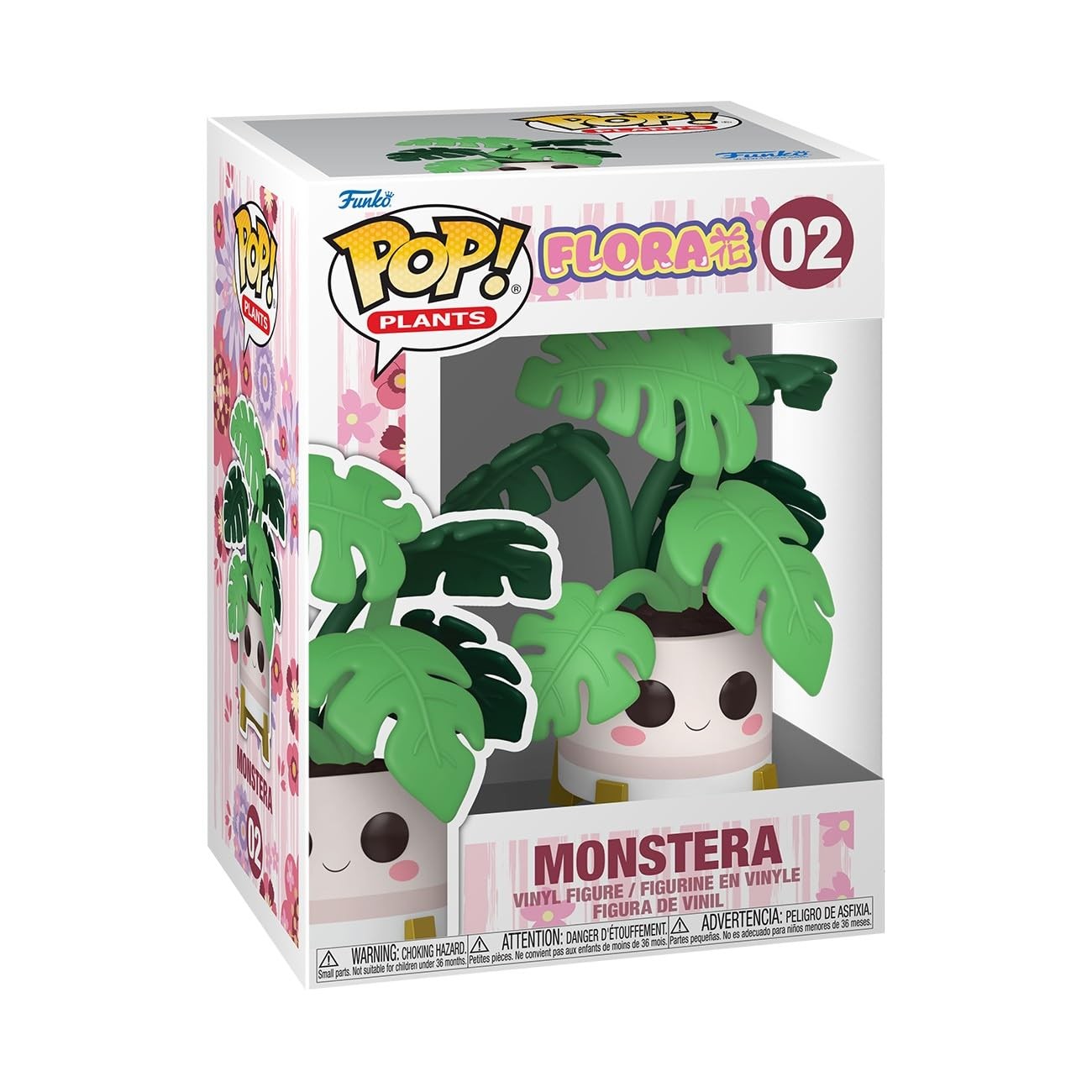 Funko POP Home: Kawaii Rose Monstera Plant 3.75 Inches, Multicolour