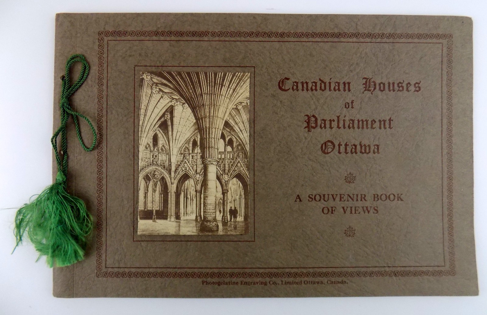 Vintage Canadian Houses of Parliament Ottawa Souvenir Book of Views EC