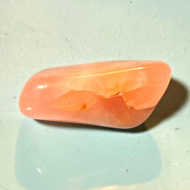 Polished Tumbled Pink Stone Crystal Mineral Specimen Display Piece