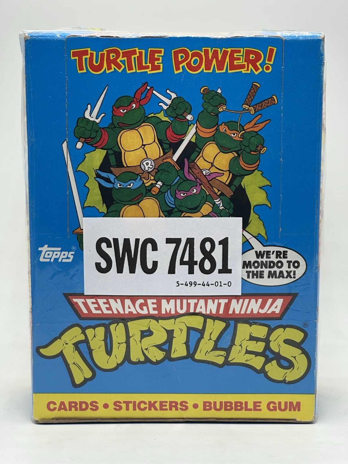 1989 Topps Teenage Mutant Ninja Turtles TMNT Trading Card Box, 48 Wax Packs, NOS