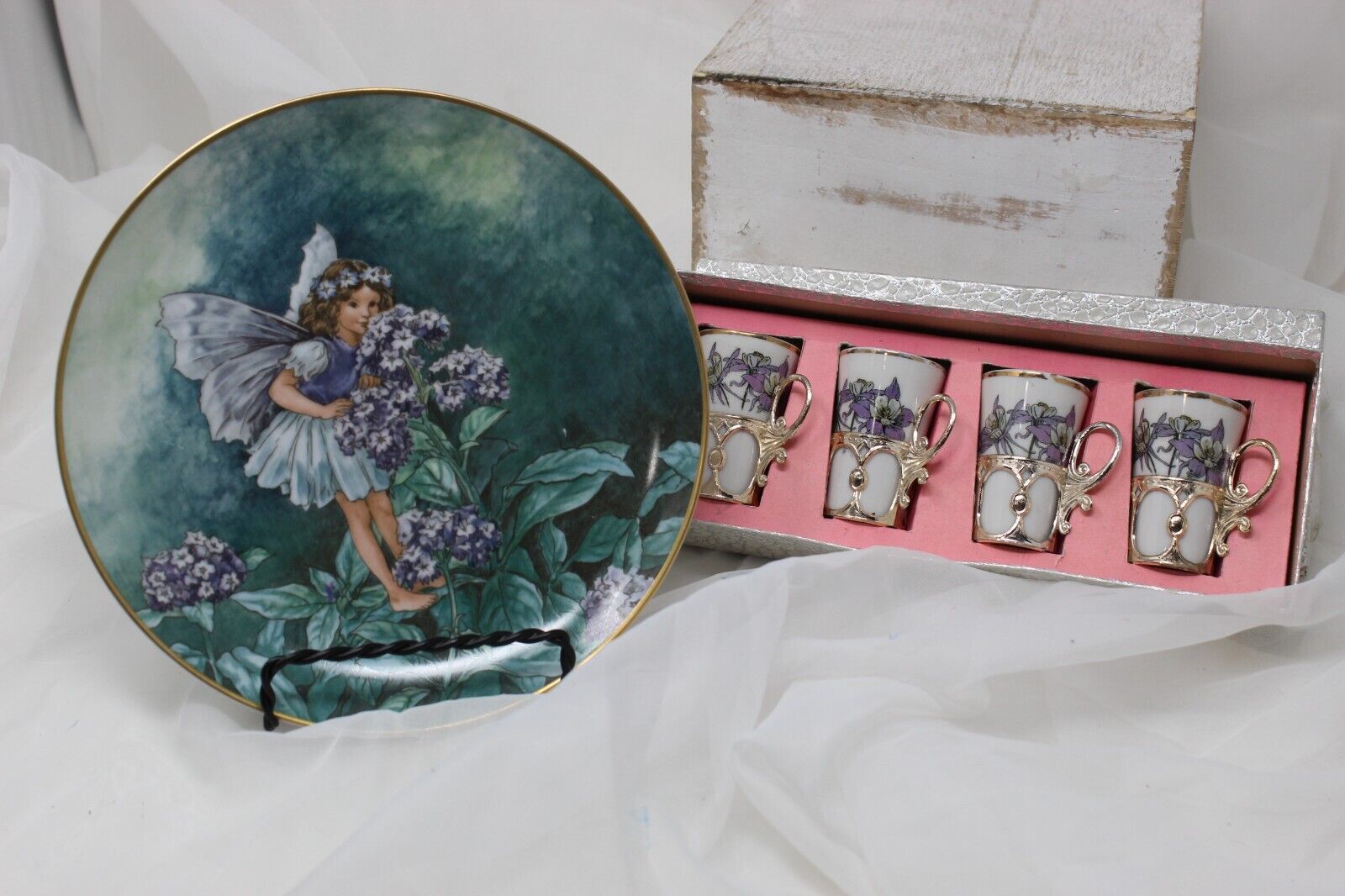 Heinrich Germany The Cornflower Fairy Plate #23521f Collector Plate vintage good