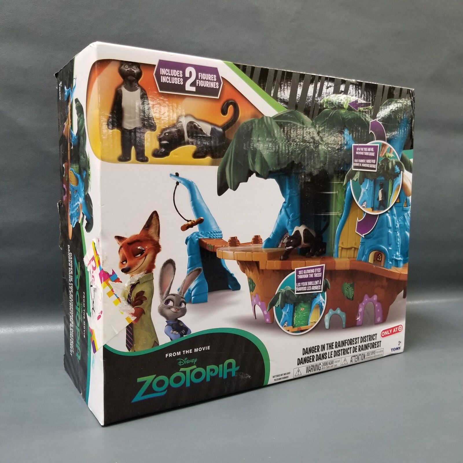 NEW Sealed - Tomy Disney Zootopia Danger in Rainforest District Playset