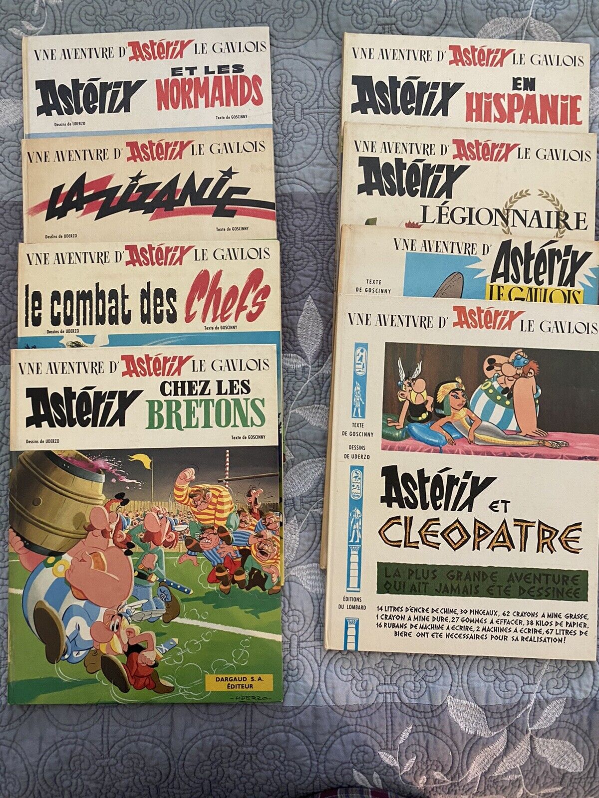 Asterix and Obelix -  Lot of 8  (French, 1970)