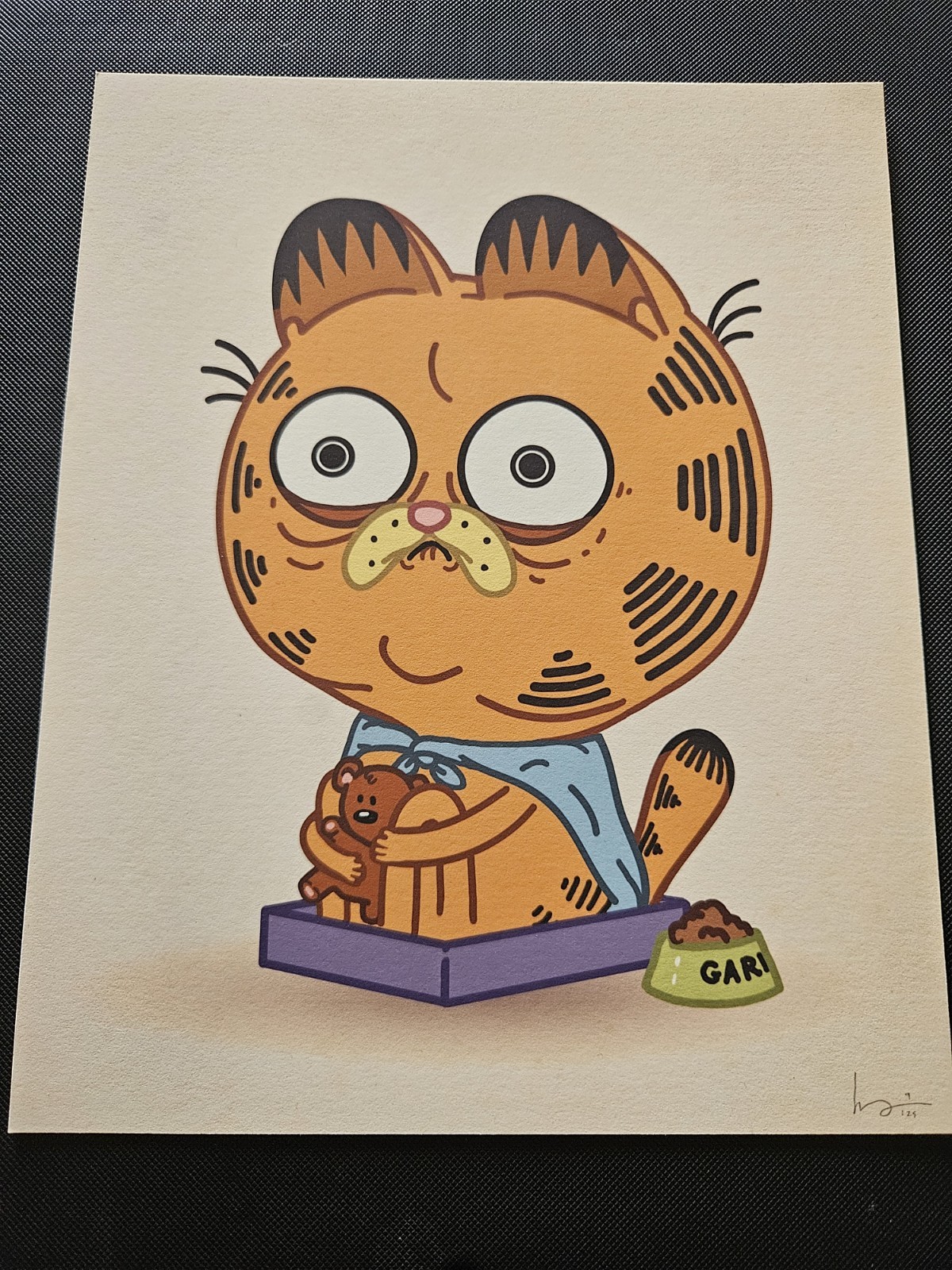 Sunday Night Garfield #9/125 Mike Mitchell Print Just Like Us JLU Mondo BNG