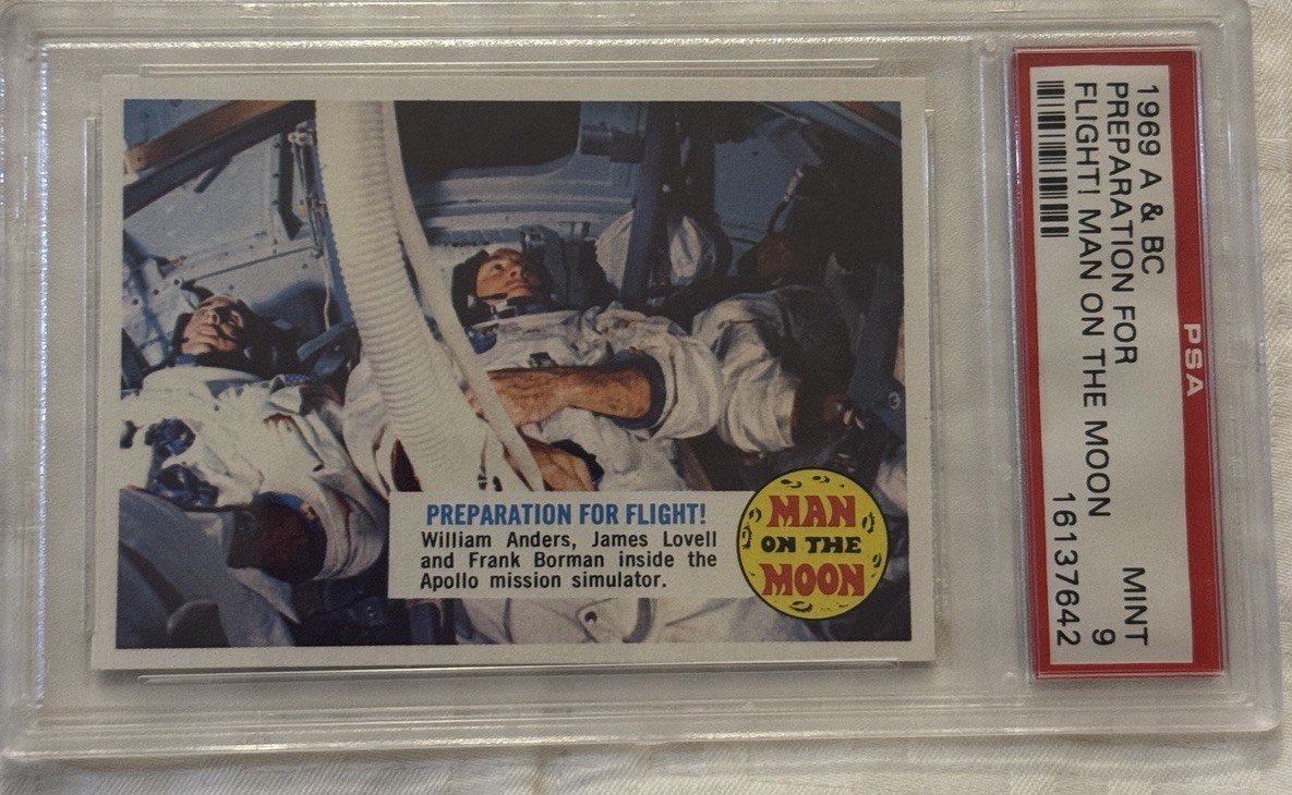 1969 A&BC Preparation For Flight Man On The Moon PSA 9