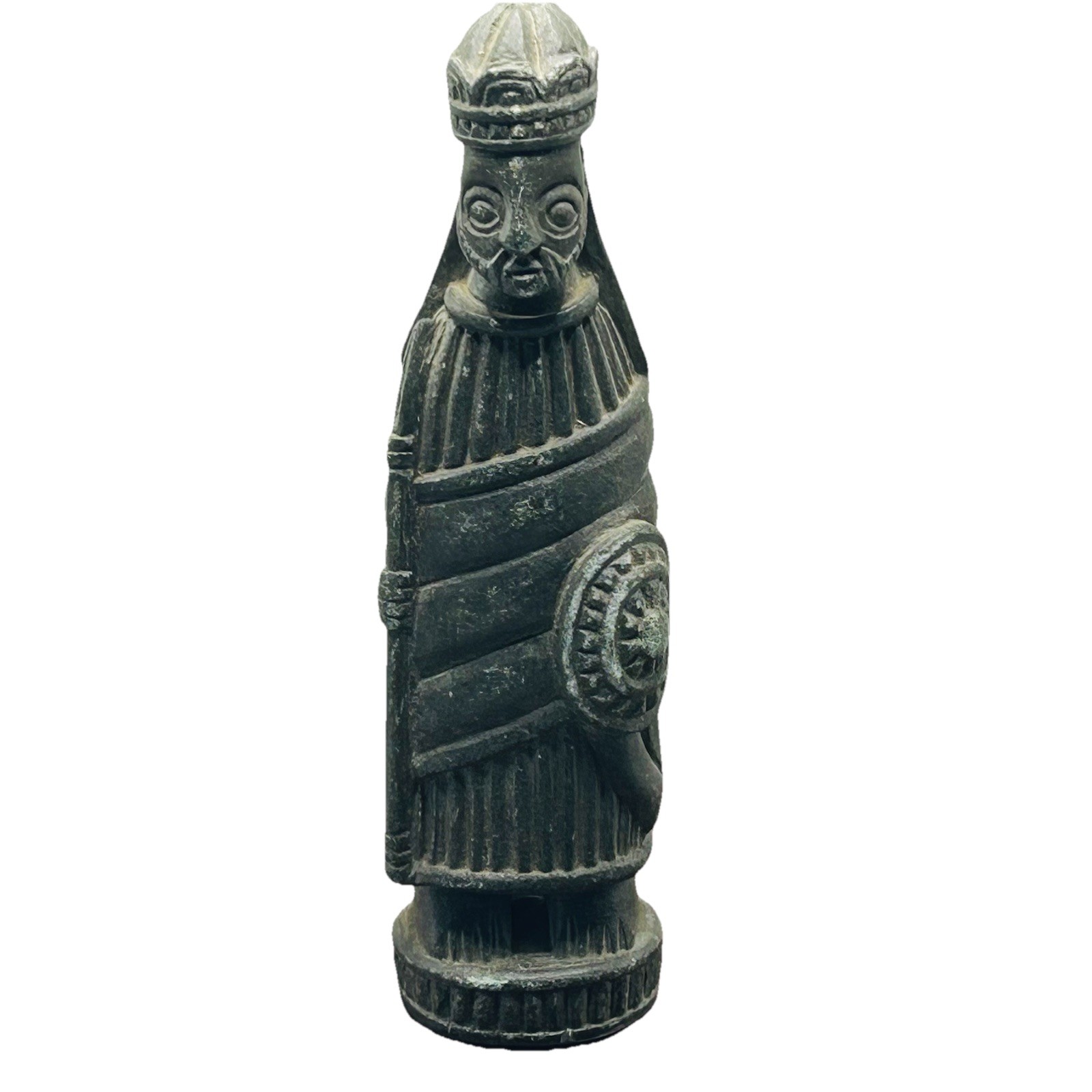 ETHIOPIAN,AXUM (AKSUM) STONE SEAL/STAMP KING SOLOMON FIGURE