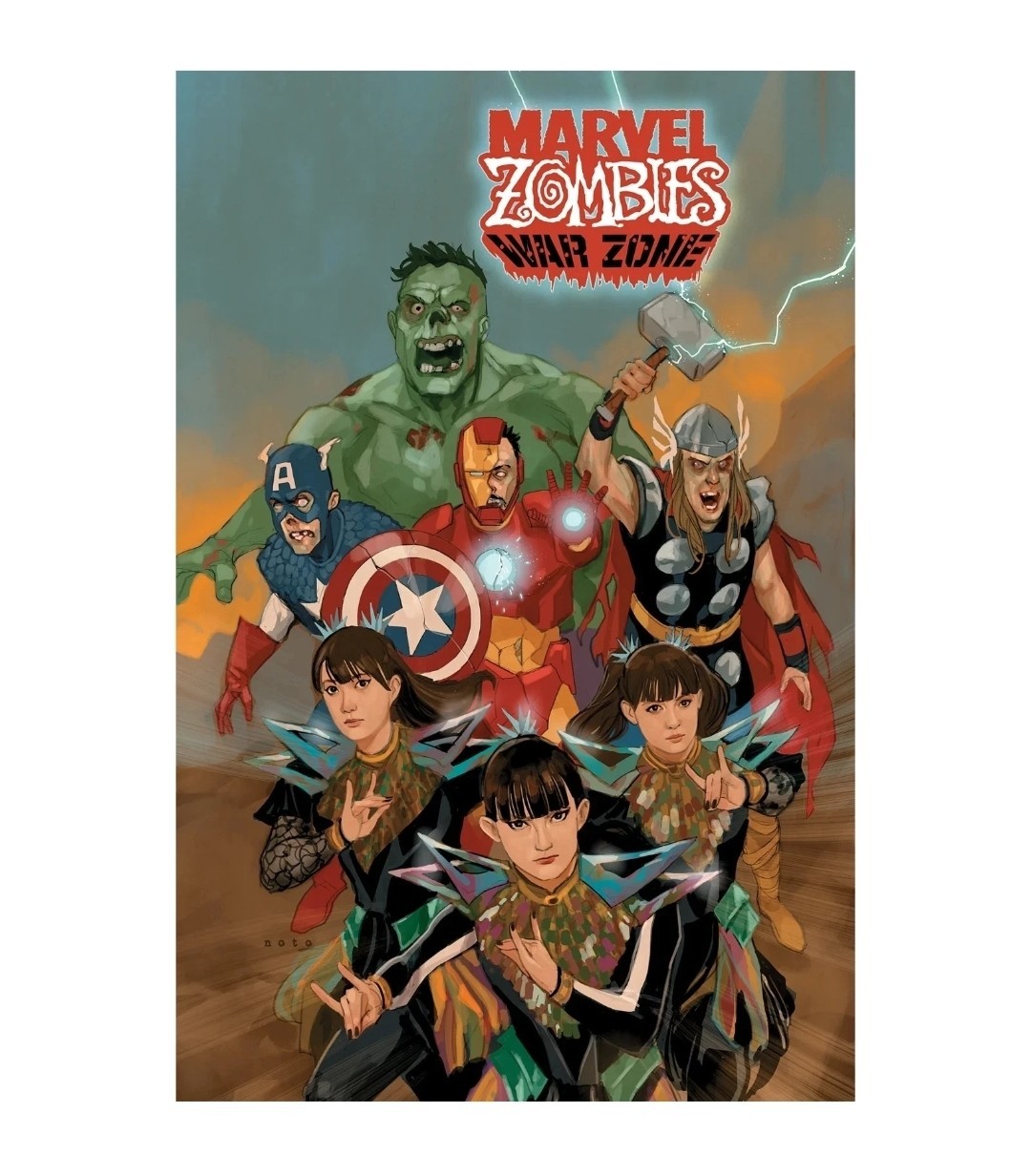  Babymetal Edition Marvel Zombies War Zone Comic Noto / 3500 New In Hand