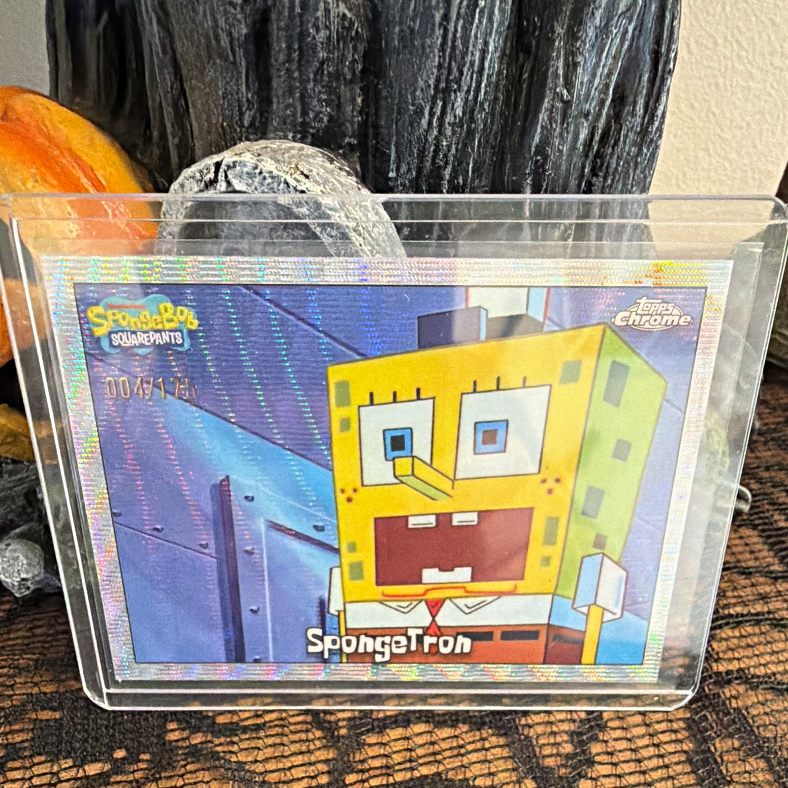 Topps 2025 Topps Chrome SpongeBob 25th Anniversary #39 SpongeTron 004/175