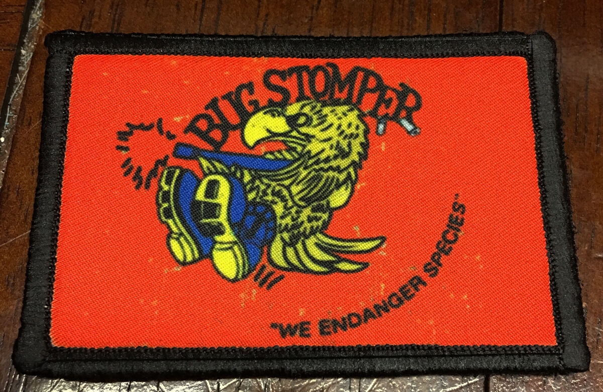 Aliens movie Bug Stomper Nose Art Morale Patch Tactical Military USA Army Hook