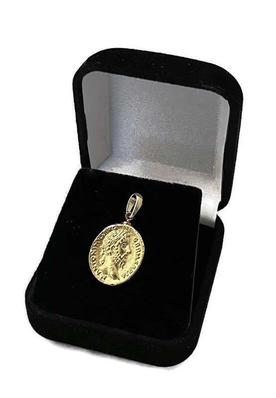 Marcus Aurelius  ElephantAncient Roman Coin Replica Pendant  Stocking Stiuffer G