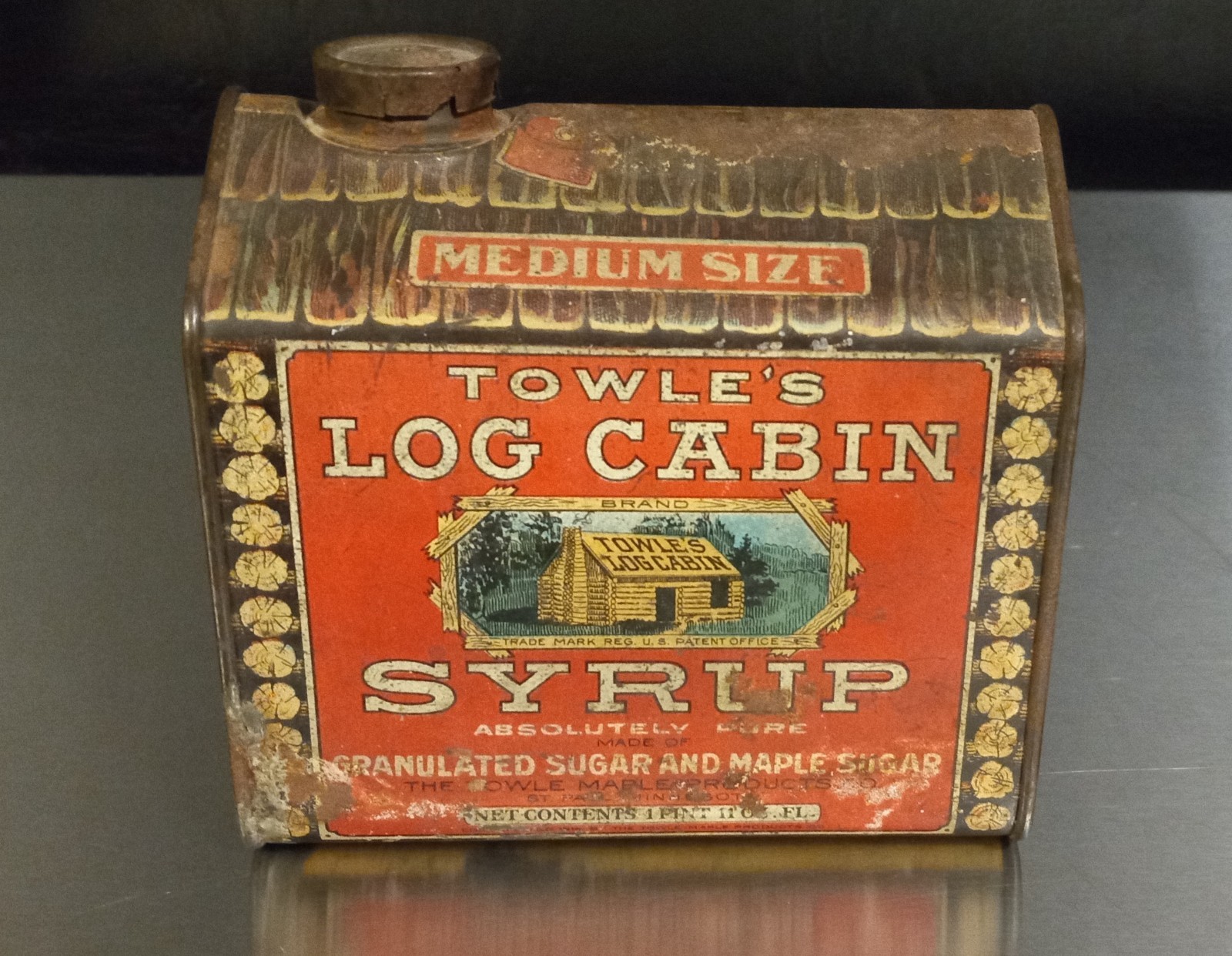 Antique Towles Maple Syrup Canister