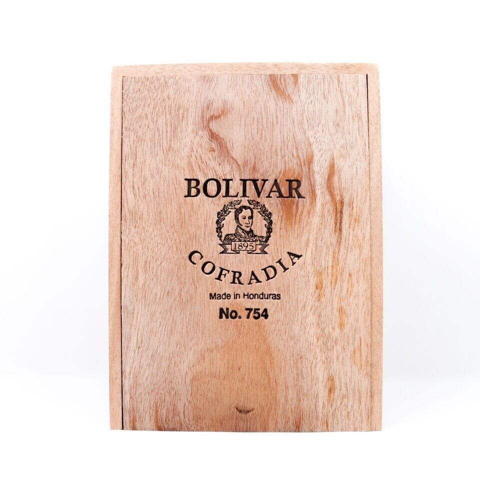 Bolivar Cofradia Gigante 754 Empty Wooden Cigar Box 8\