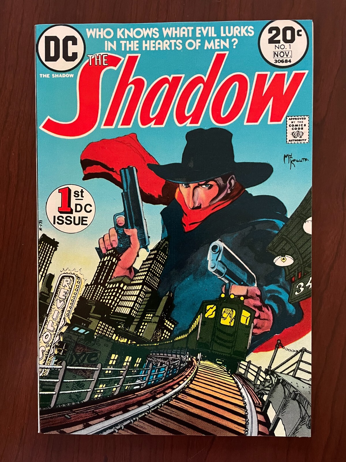 The Shadow #1 (DC Comics 1973) 1st Shadow 1st Margo Lane Bronze Age 9.4 NM