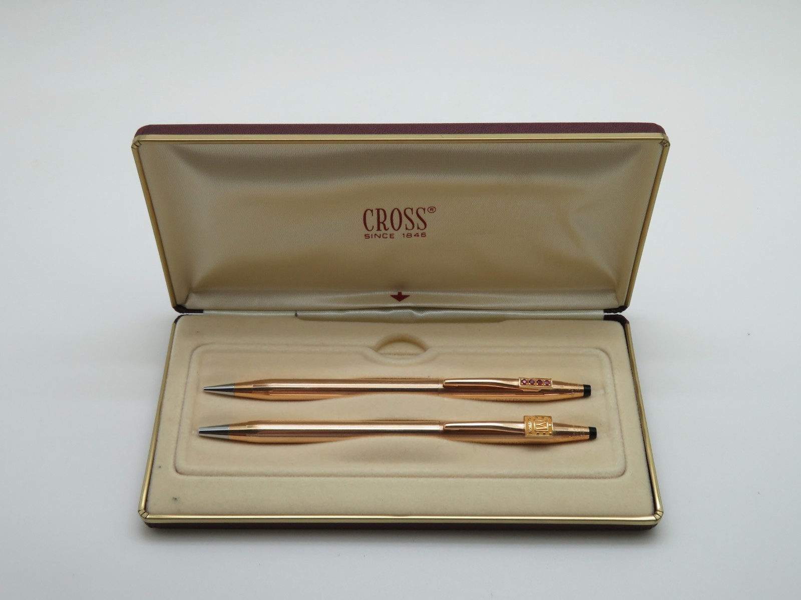 Vintage Cross Classic Century Gold-Filled Pen and Pencil Set