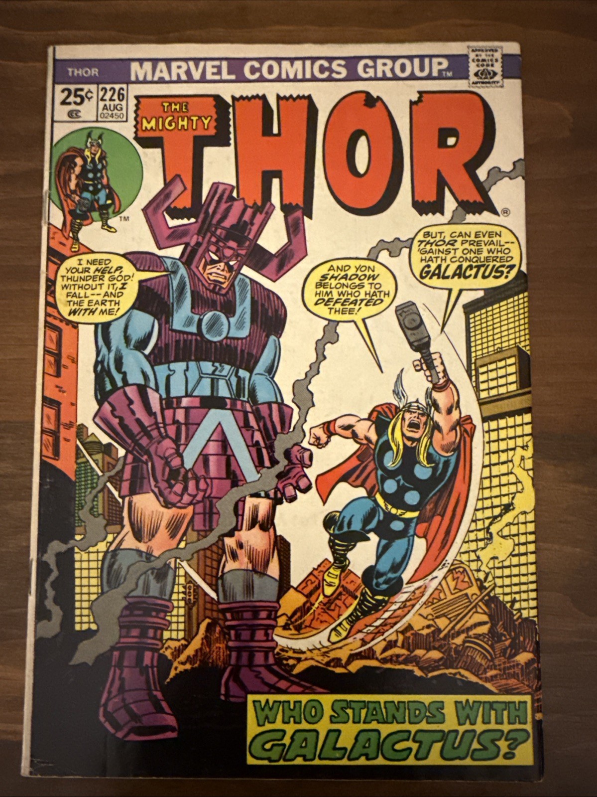 Thor #226 (1974) - Key - 2nd Appearance Of Firelord & Galactus Cover