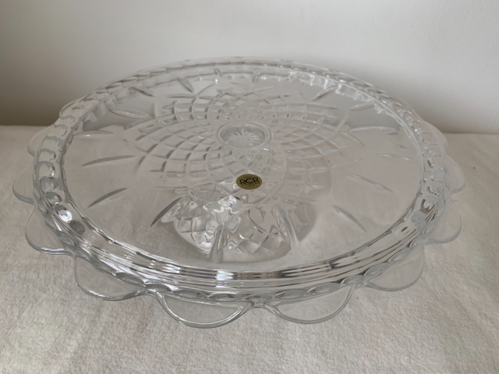 Royal Crystal Rock Crystal Cake Stand Royal Crystal Rock Crystal Cake Stand