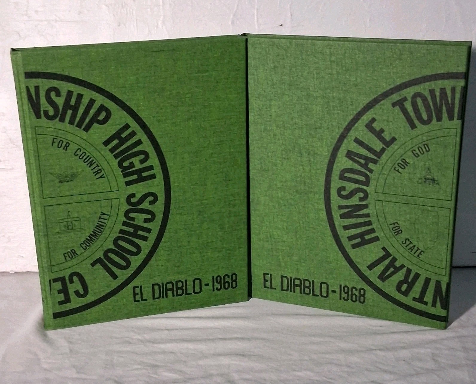 1968 Hinsdale Township High School Yearbooks 1&2 Hinsdale,IL