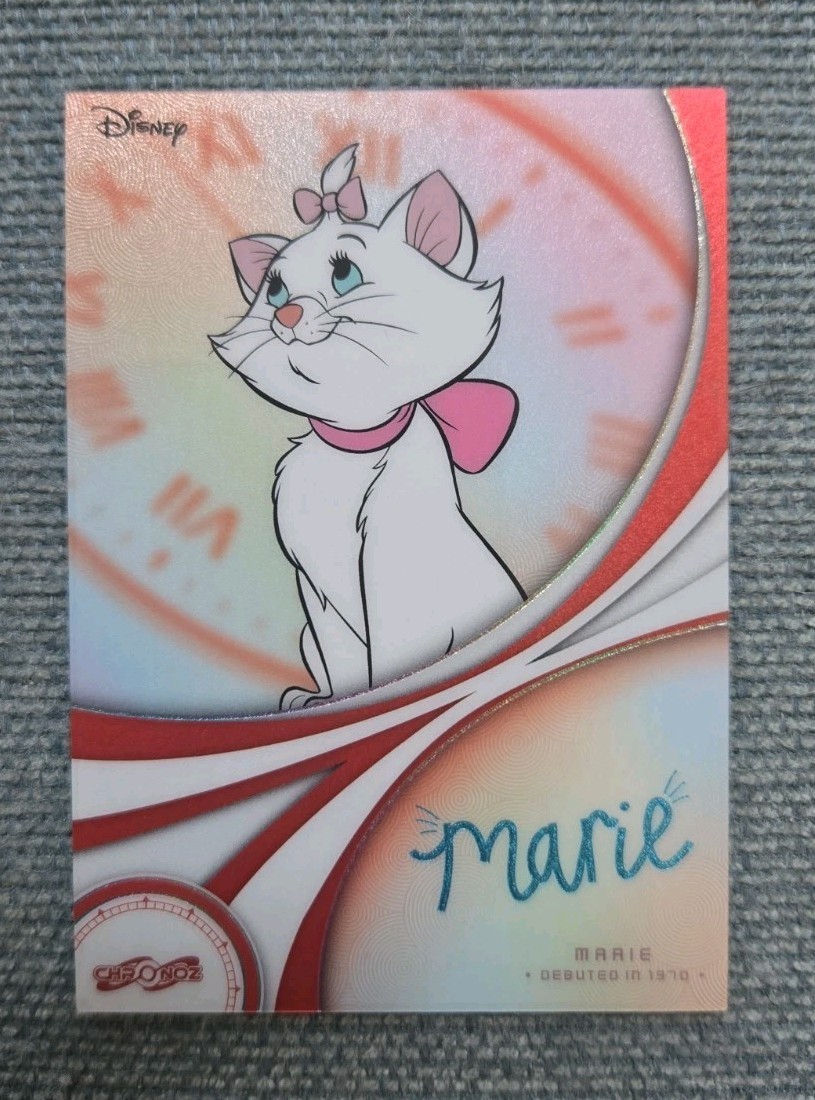 CardFun 2026 ChronoZ Disney Legacy Marie Script Art Red 4/5 