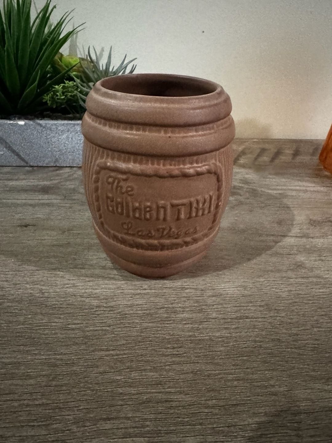 The Golden Tiki Barrel Tiki Mug