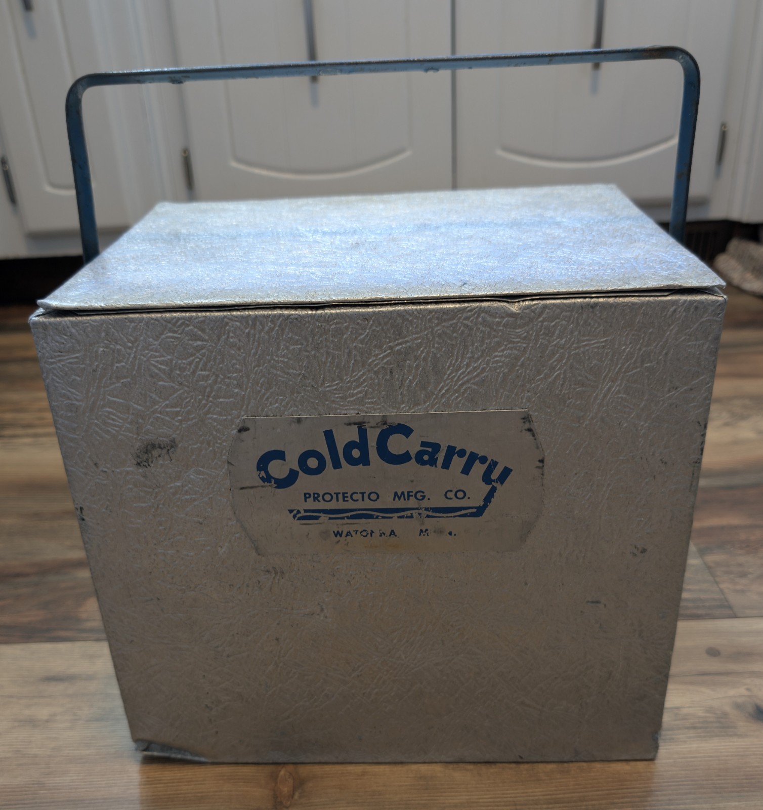 Vintage Cold Carry Milk Galvanized Porch Cooler Insulated Owatonna MN