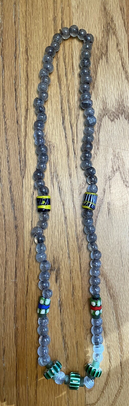 Antique Vintage African Trade & Glass Beads Beaded Necklace
