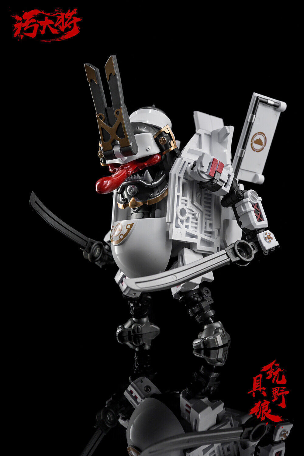 Toywolf W-01 W01 Dirty Man Samurai Oda Nobunaga Robot figure repaint Toy Gift