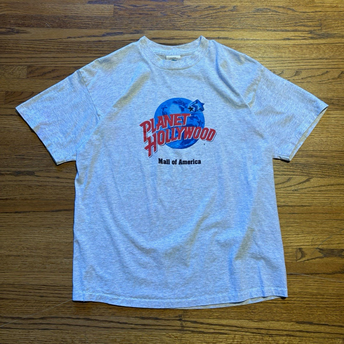 Vintage 90s Planet Hollywood Mall of America Graphic T-Shirt Size XL