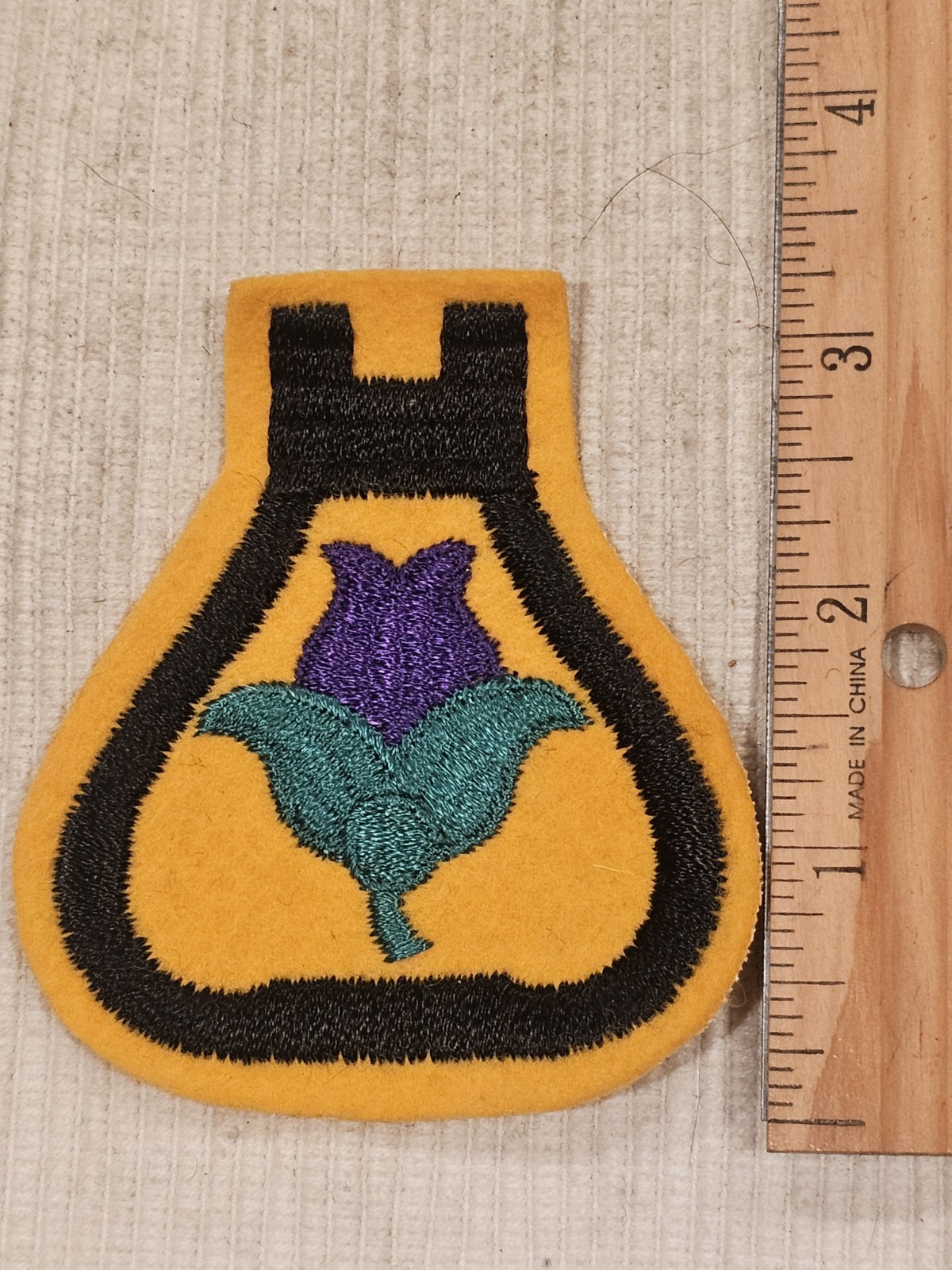WWII US Army 21st Cavalry Division Cut Edge Wool Patch L@@K