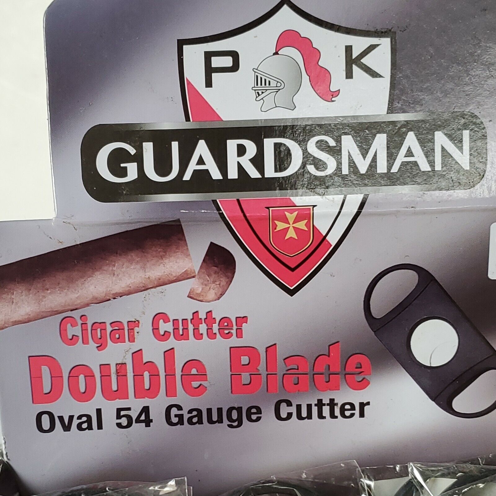 LOT OF 2 Cigar Stainless Steel Blade Cigar Cutter Oval 54 Gauge ShipsFast