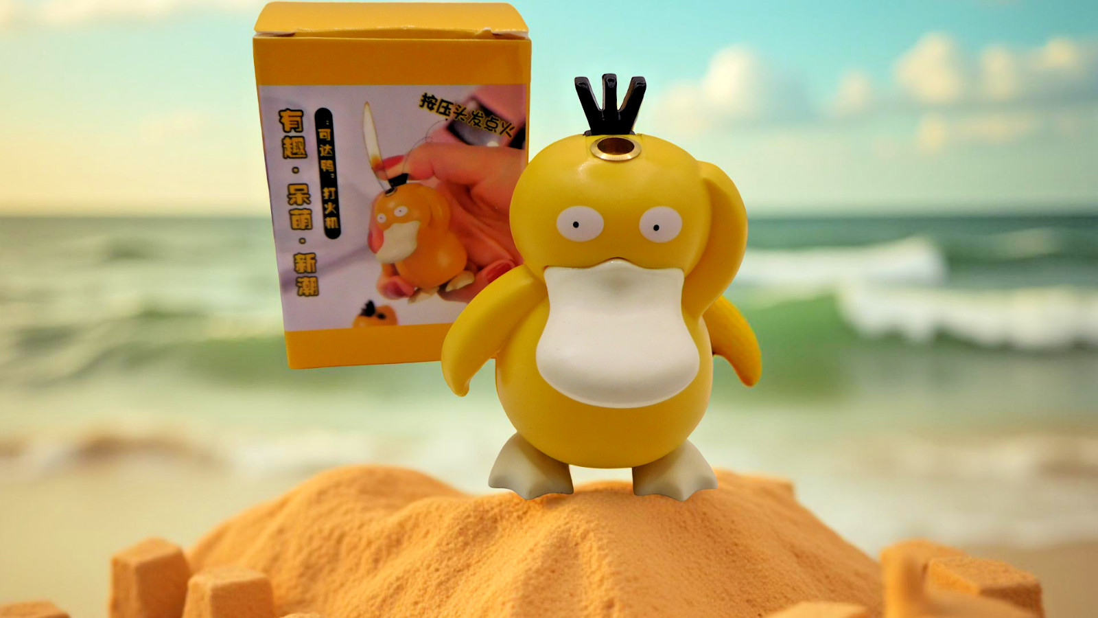 Long Beak Cute Yellow Duck Shaped Butane Lighter USA Stocked And Shipped