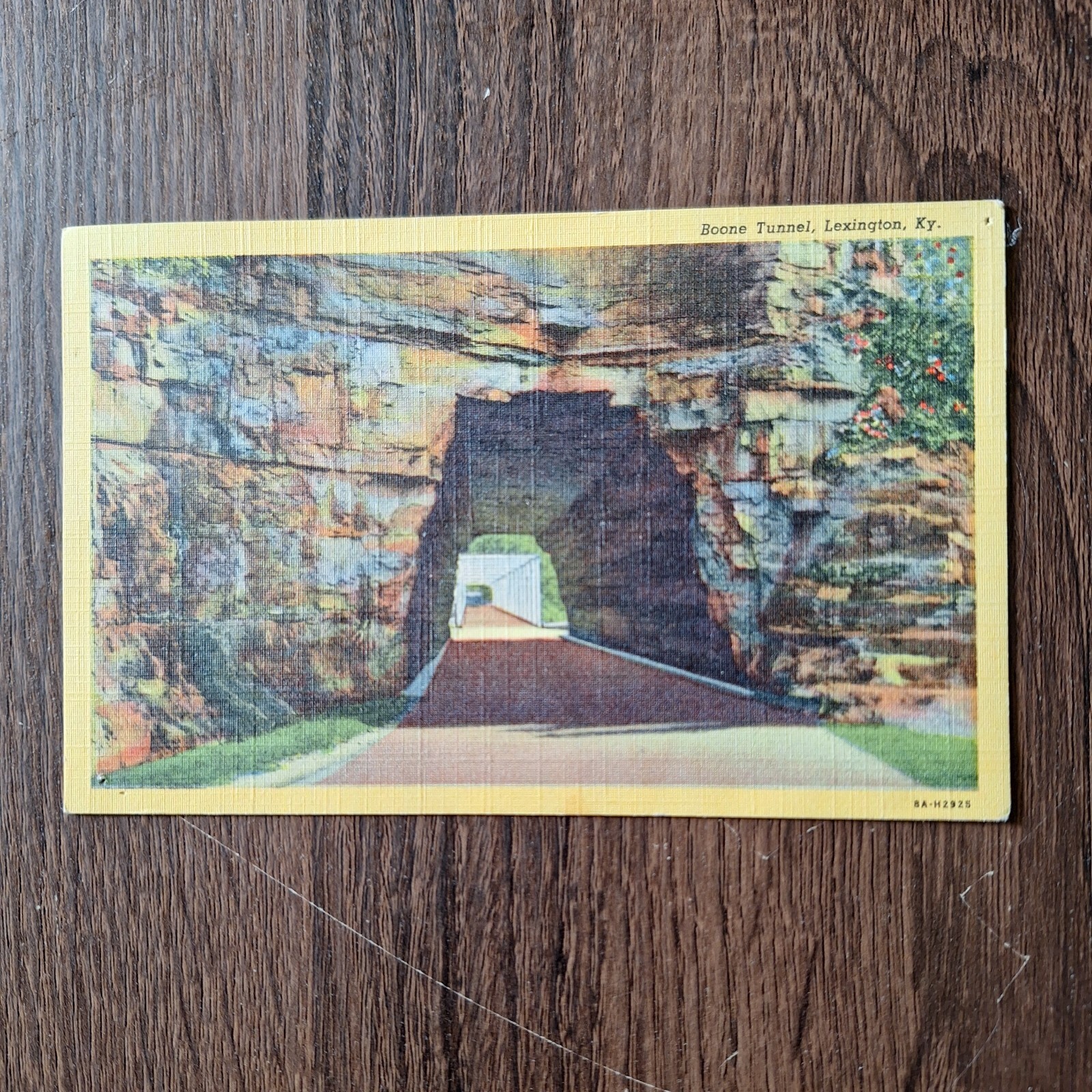 Postcard Linen Boone Tunnel Lexington Kentucky 1947 Tub15