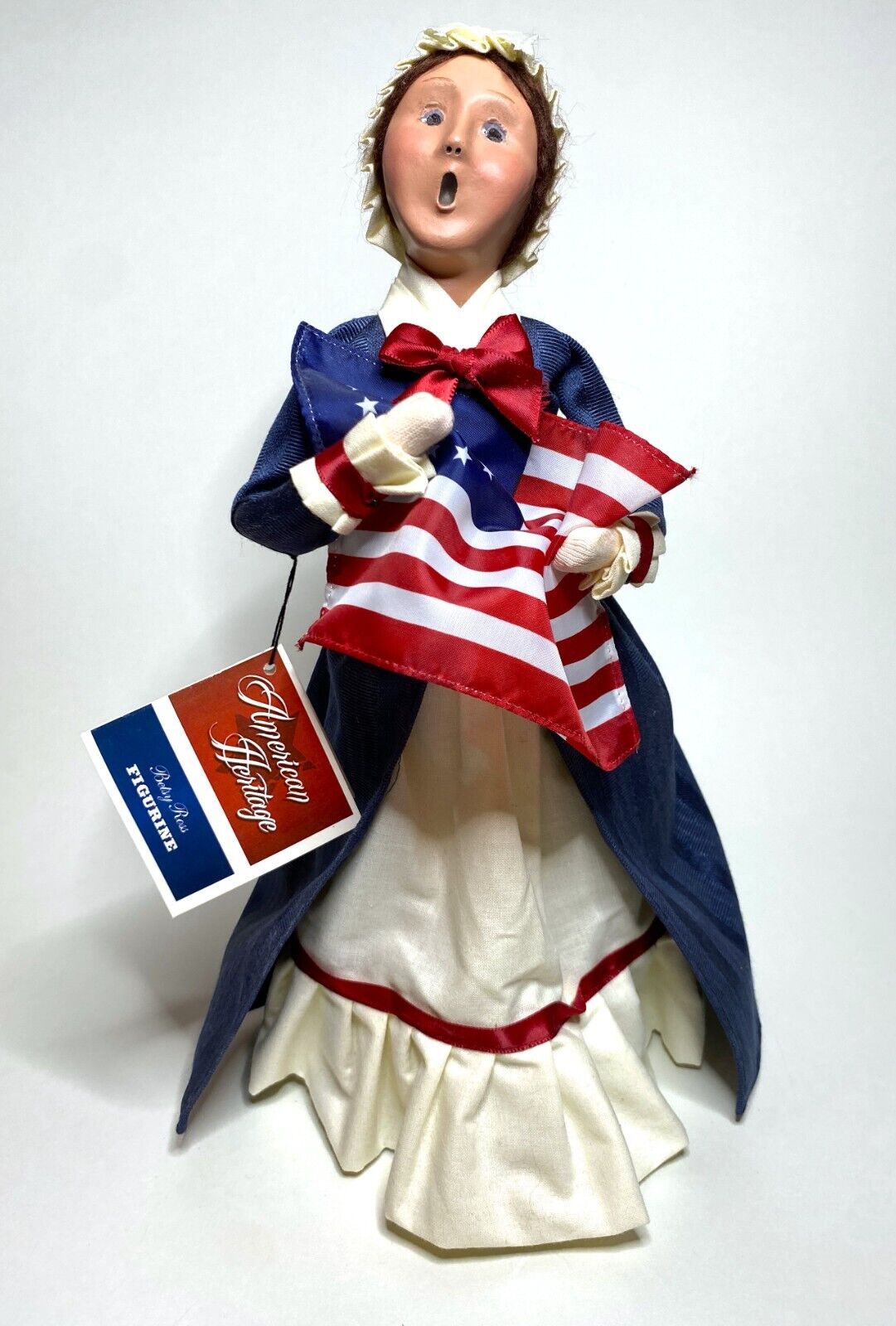 Byers Choice NEW With Tags Betsy Ross 2011 American Heritage Collection