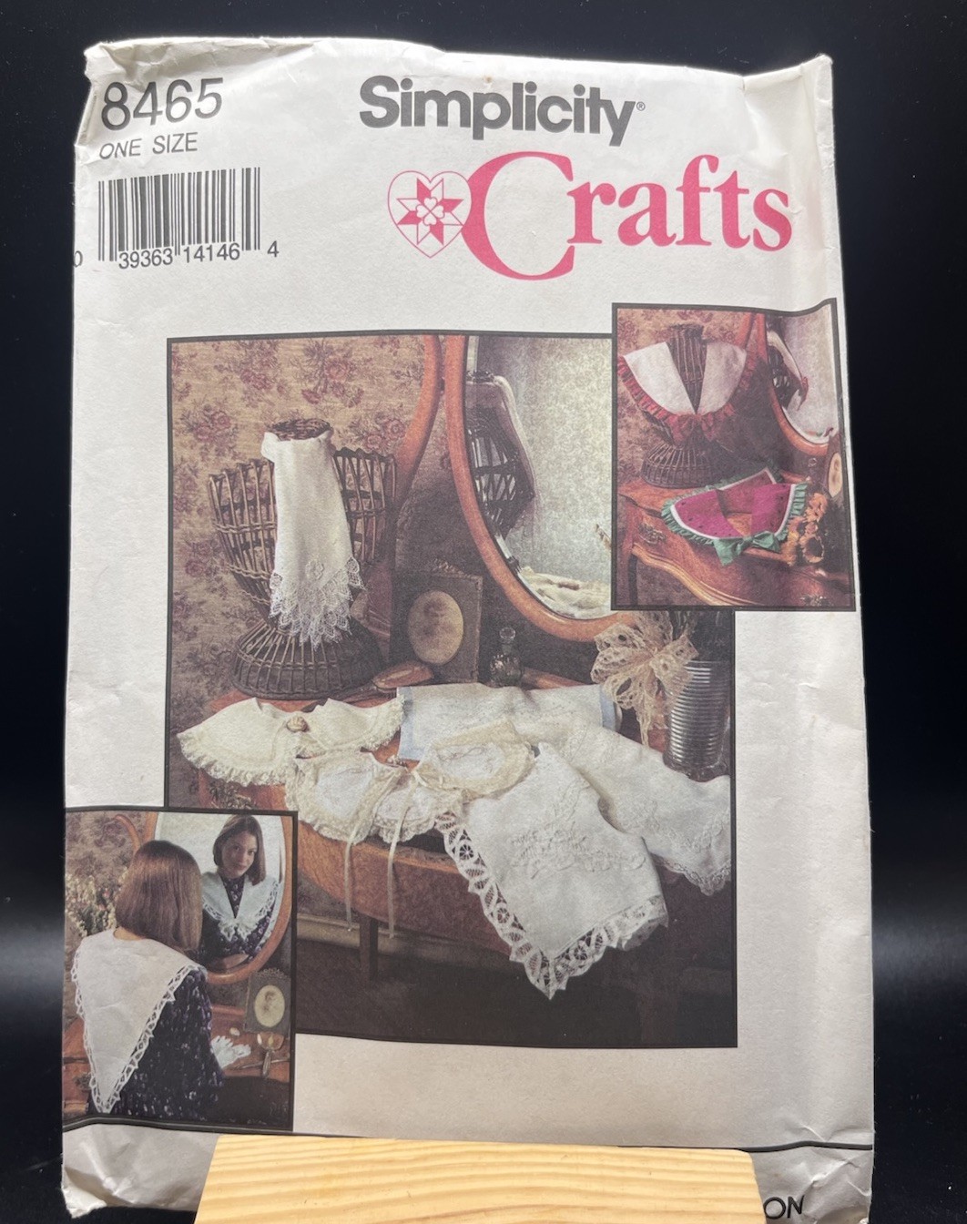 8465 Vintage Simplicity Sewing Pattern CRAFT Beautiful Collars UNCUT